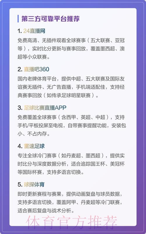 哪个平台看世界杯直播最佳